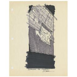 Star Tours Storyboard Drawing.