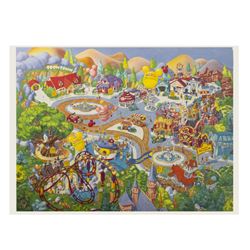 Mickey's Toontown Map Print.