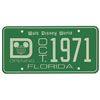 Image 1 : Walt Disney World Pre-Opening License Plate.