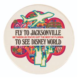 Walt Disney World Airline Promo Button.