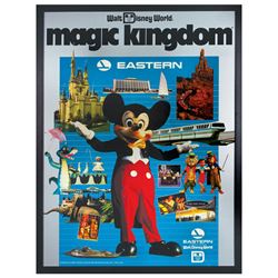 Magic Kingdom Eastern Airlines Travel Poster.