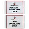 Image 1 : Pair of Imagineering Parking Signs.