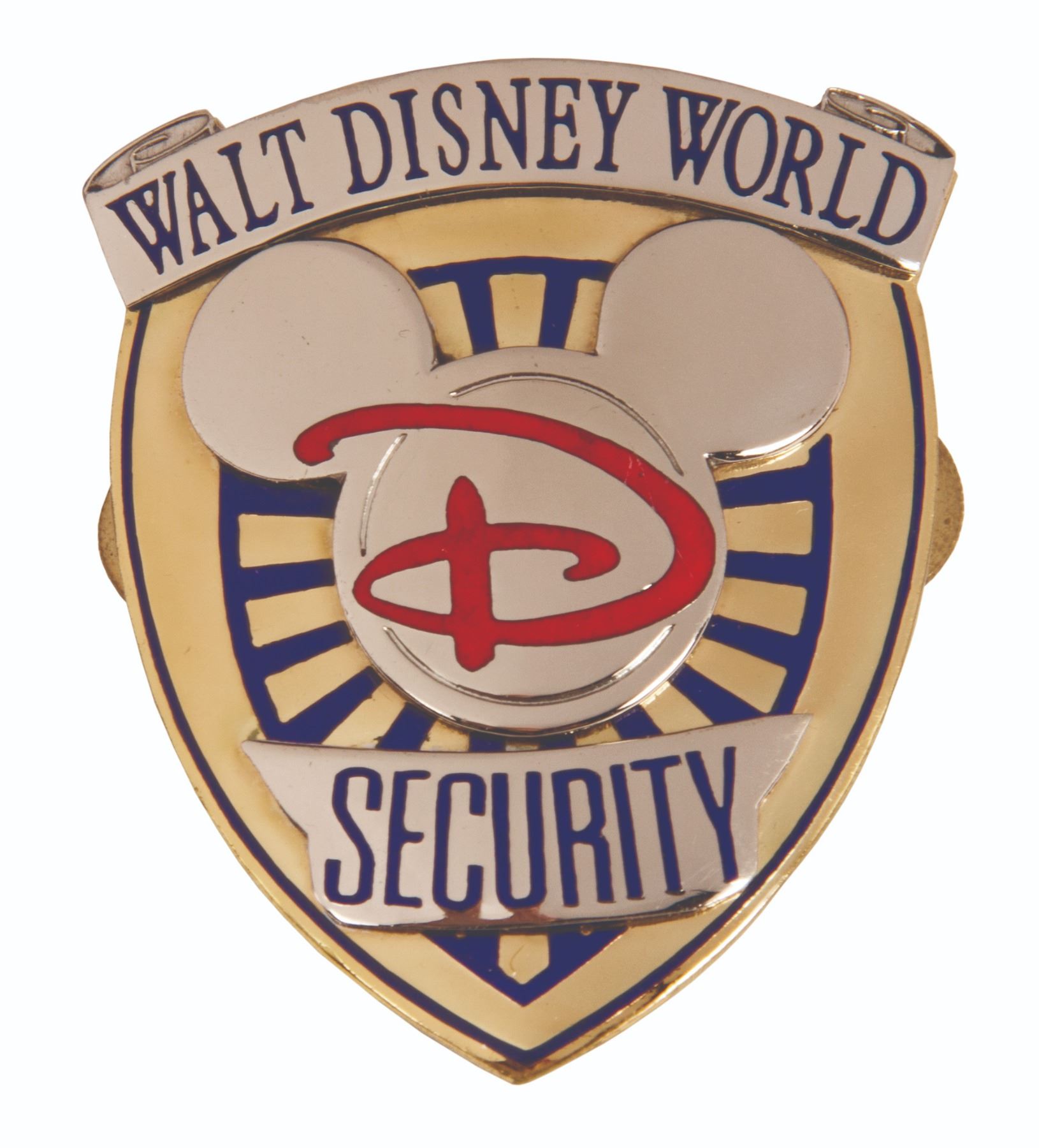 Walt Disney World Security Officer Badge & Pin.