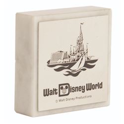 Walt Disney World Souvenir Marble Paperweight.