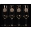 Image 2 : Set of (4) Top of the World Champagne Flutes.