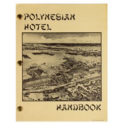 Polynesian Hotel New Hire Handbook.