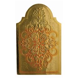 Empress Room Gold-Foil Menu.