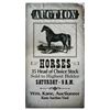 Image 1 : Main Street Horse Auction Poster.