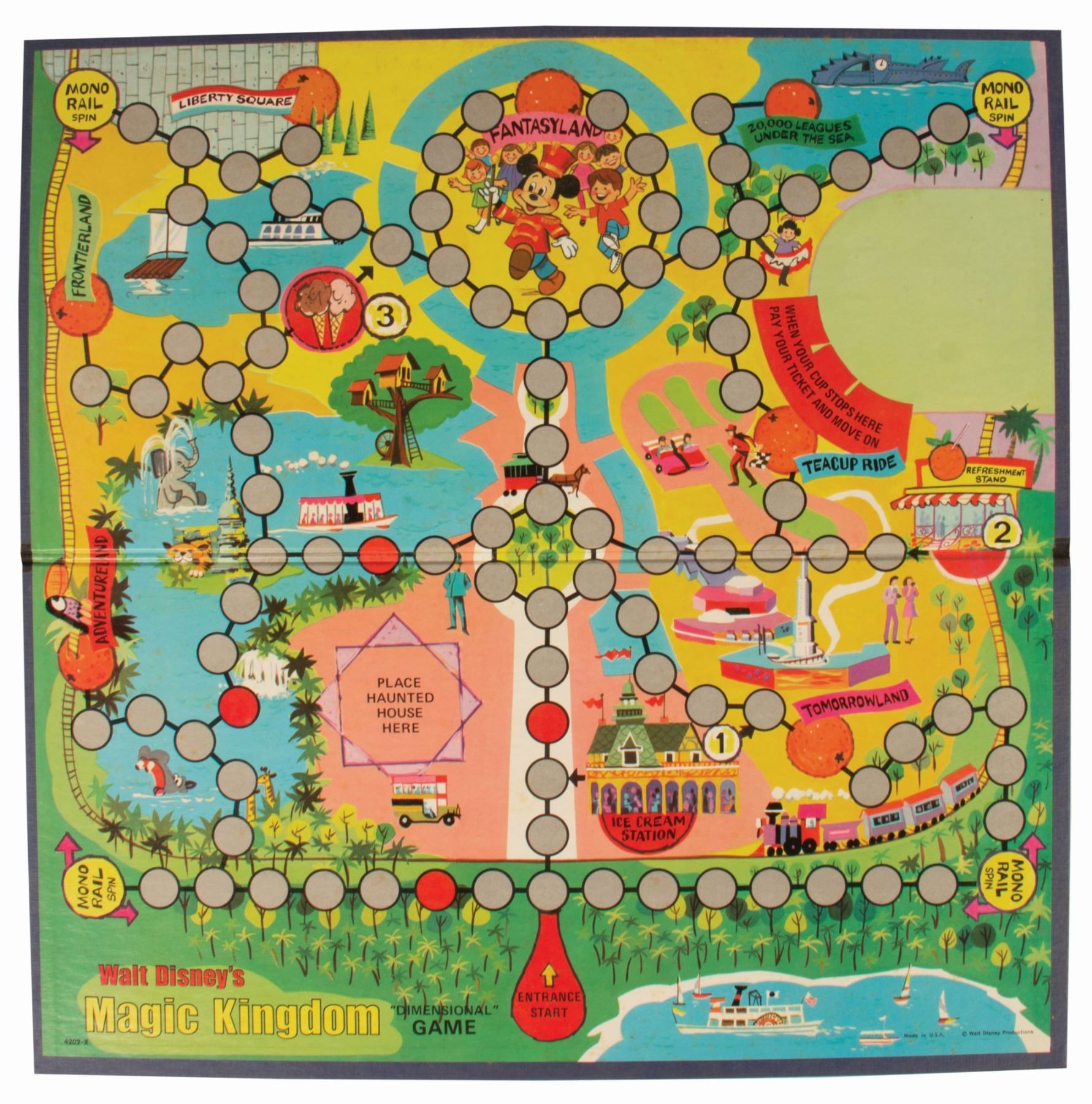 "A Visit to Walt Disney World" Board Game. Van Eaton Galleries