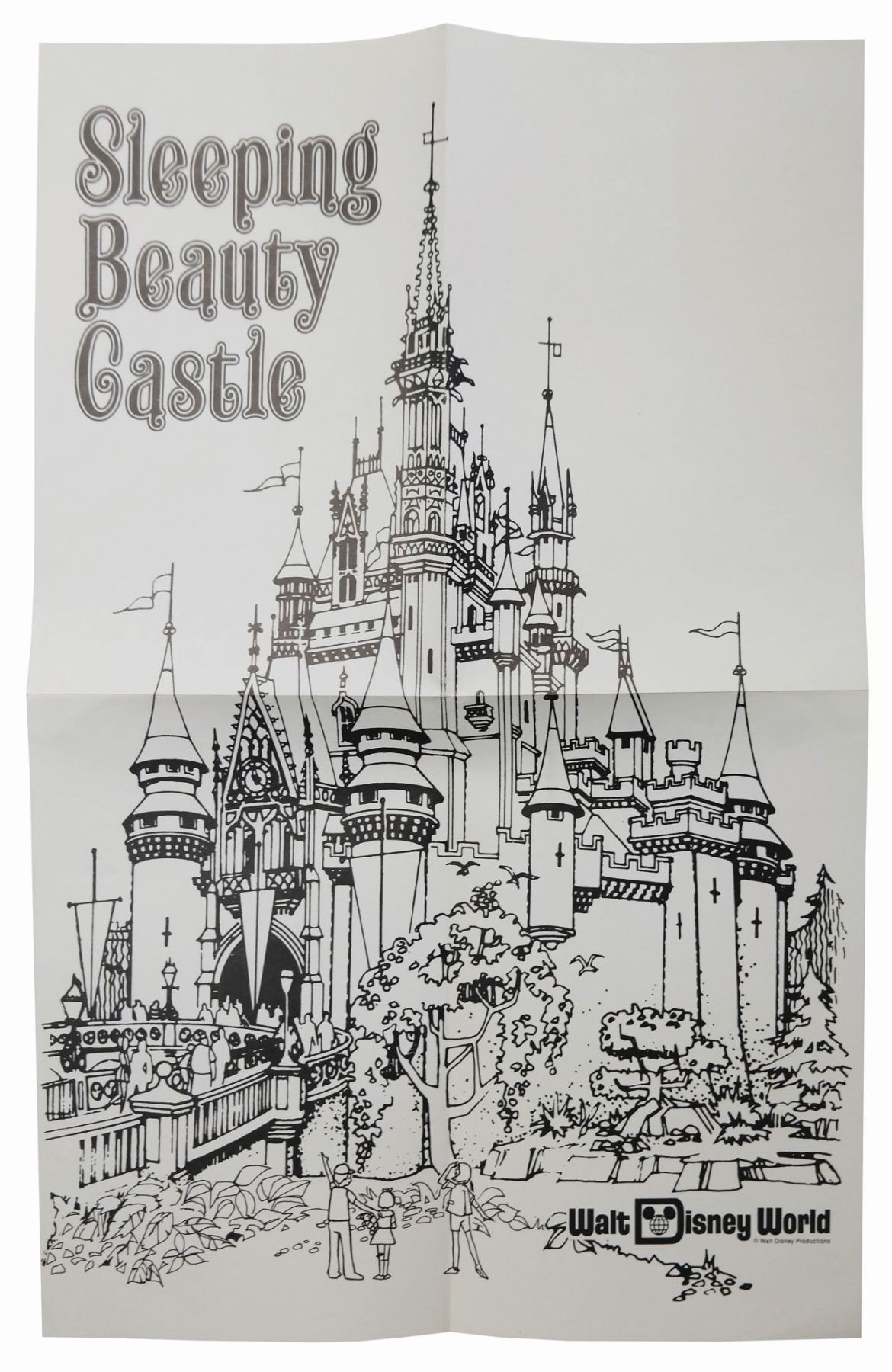 Set Of 4 General Mills Magic Kingdom Coloring Pages