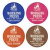 Image 1 : Set of (4) 15th Anniversary Press Stickers.