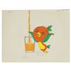Image 1 : Florida Citrus Orange Bird Animation Cel Set-Up.