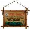 Image 1 : Enchanted Tiki Room Closed Sign.