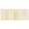 Image 1 : Set of (3) Country Bear Jamboree Production Documents.