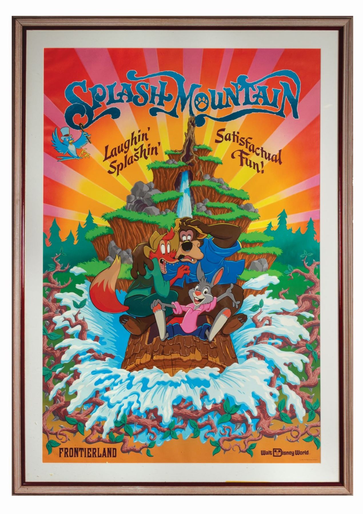Splash Mountain Attraction Poster. - Van Eaton Galleries