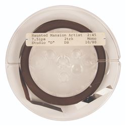 Haunted Mansion Attraction Audio Tape.