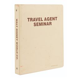 Epcot Pre-Opening Travel Agent Binder.