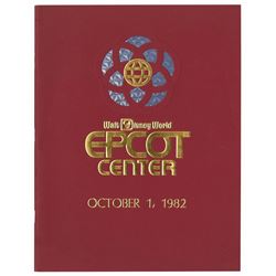 Epcot Grand Opening Cast Member Booklet.