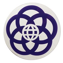 Epcot Grand Opening Logo Sign.