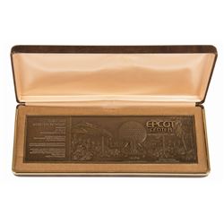 Epcot Grand Opening Paperweight.