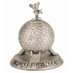 Spaceship Earth Pewter Figure.