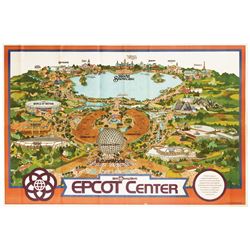1982 EPCOT Center Souvenir Map.