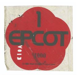 Epcot Vehicle Pass #0001.