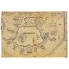Image 1 : Harper Goff World Showcase Map with Original Details.