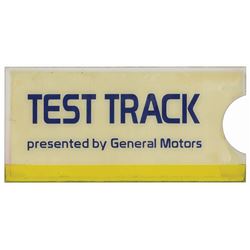 Test Track General Motors Sign.