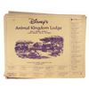 Image 8 : Large Collection of Animal Kingdom Lodge Blueprints.