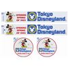 Image 1 : Group of (4) Tokyo Disneyland Pre-Opening Stickers.