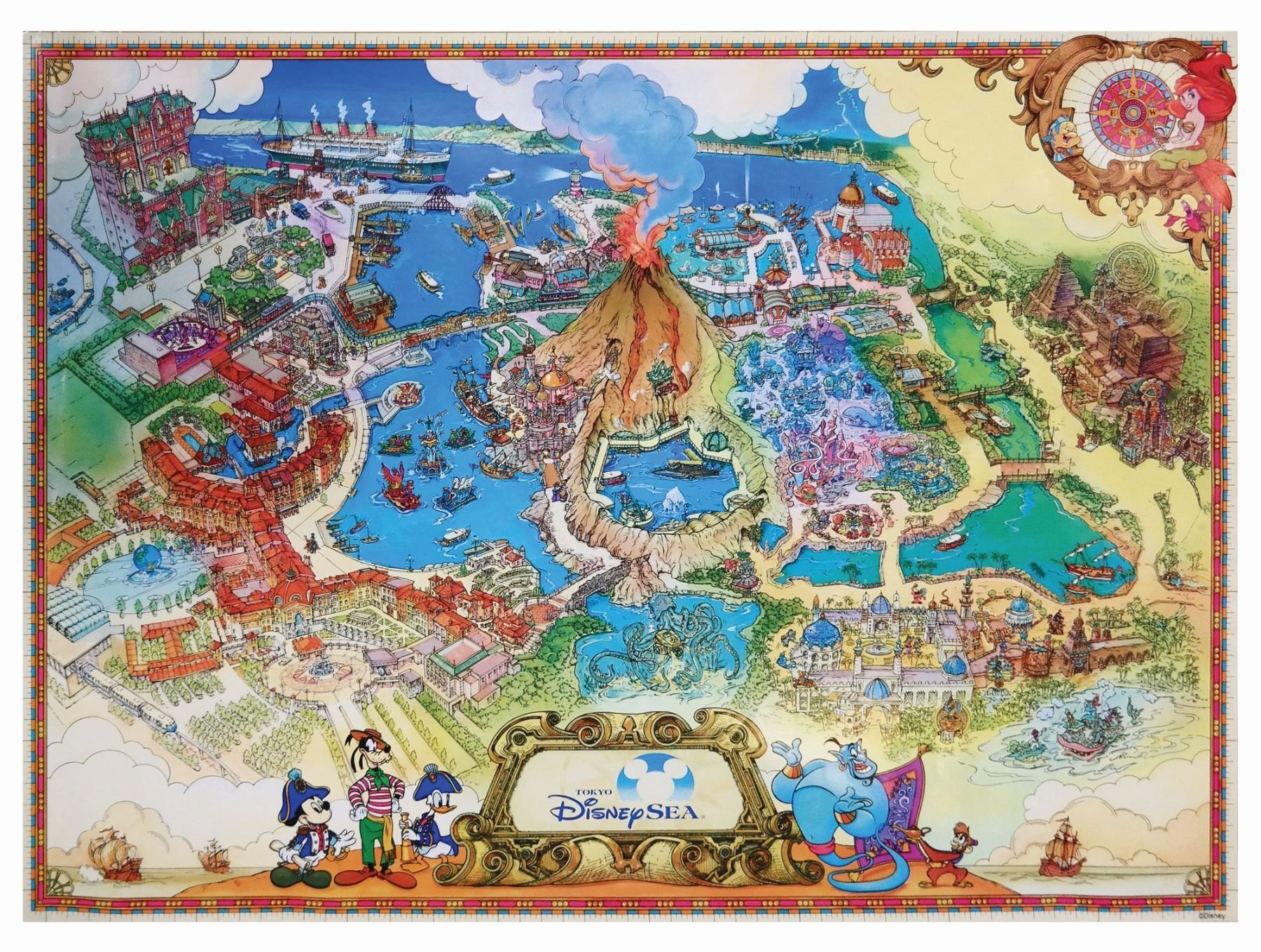 Tokyo Disneysea Imagineering Map Tokyo Disneysea Imagineering Map
