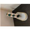 Image 2 : Ladies Gold Square Emerald Rhinestone Bracelet