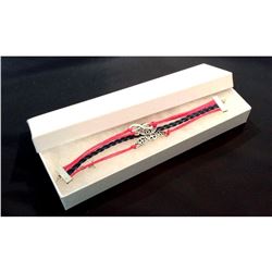 Contemporary Designer Multi-strand Bangle Bracelet