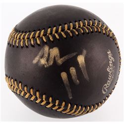 Jack White Signed OML Black Leather Baseball (PSA COA)