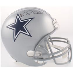 Michael "Playmaker" Irvin Signed Cowboys Full-Size Helmet (JSA COA)