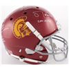 Image 1 : Matt Leinart Signed USC Trojans Full-Size Helmet with Inscriptions (JSA COA)