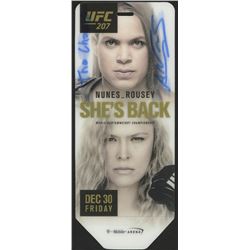 Amanda Nunes Signed UFC Ticket Inscribed "The Champ" (JSA COA)