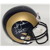 Image 1 : Marshall Faulk Signed Rams Full-Size Helmet Inscribed "G.S.O.T." (JSA COA)