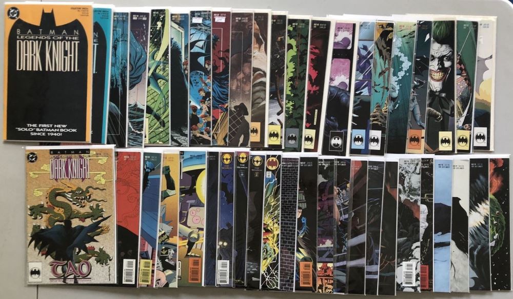 Lot of (44) 1989 DC Batman Legends of the Dark Knight Comic Books