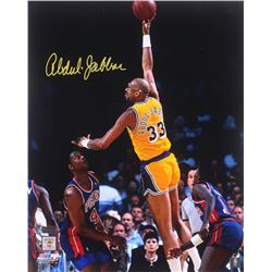 Kareem Abdul-Jabbar Signed Los Angeles Lakers 16x20 Photo (Radtke COA)