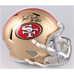 Jerry Rice Signed San Francisco 49ers Full-Size Speed Helmet (Beckett COA)