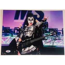 Gene Simmons Signed "Kiss" 11x14 Photo (PSA COA)
