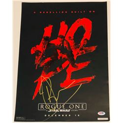 Ben Mendelsohn Signed LE "Rogue One: A Star Wars Story" 13x19 Poster (PSA COA)