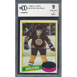 1980-81 Topps #140 Ray Bourque RC (BCCG 9)