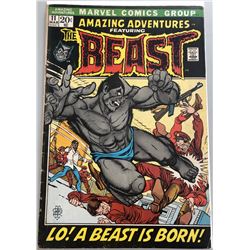 1972 "Amazing Adventures" Issue #11 Marvel 2nd Series Comic Book