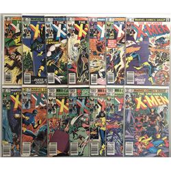 Lot of (14) 1980 Marvel "Uncanny X-Men" 1st Series Comic Books with #142-155