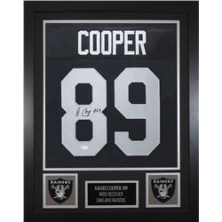 Amari Cooper Signed  24x30 Custom Framed Jersey (JSA COA)