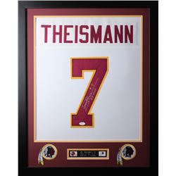 Joe Theismann Signed 24x30 Custom Framed Jersey Inscribed "83 MVP" (JSA COA)