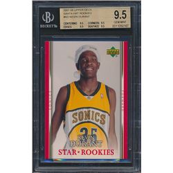 2007-08 Upper Deck Santa Hat Rookies #KD Kevin Durant RC (BGS 9.5)